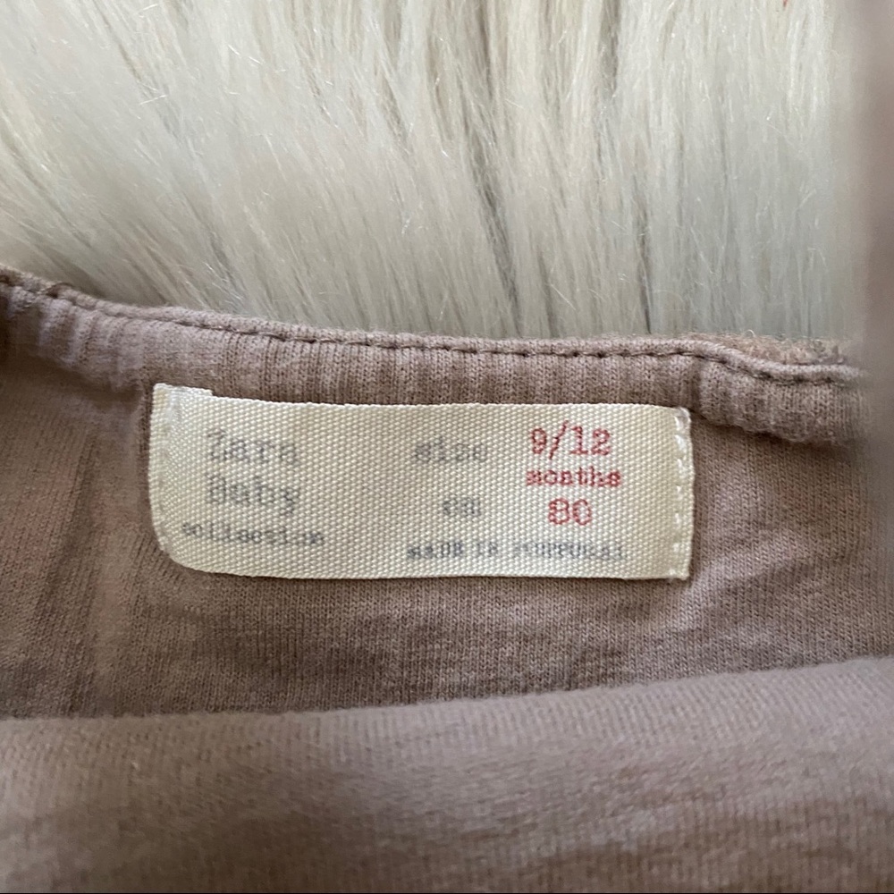 ZARA Baby Wool Dress 9-12 Months - Picture 4 of 4